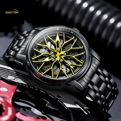 Racing Edition Herren Automatik-Feluhr | Edelstahlarmband | Sportliche Luxus-Optik