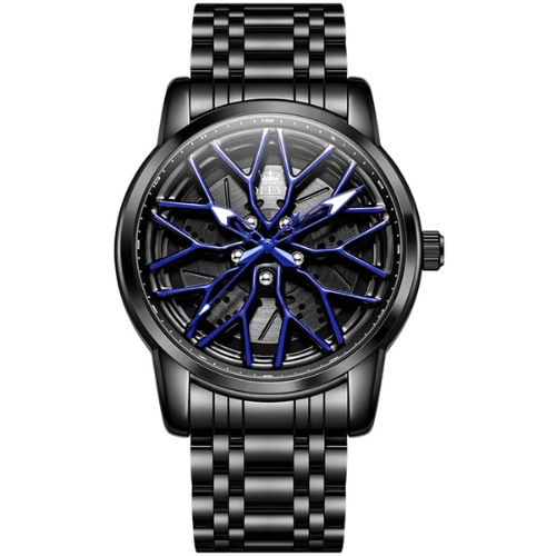 Racing Edition Herren Automatik-Feluhr | Edelstahlarmband | Sportliche Luxus-Optik