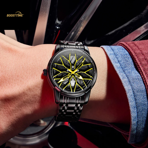 Racing Edition Herren Automatik-Feluhr | Edelstahlarmband | Sportliche Luxus-Optik