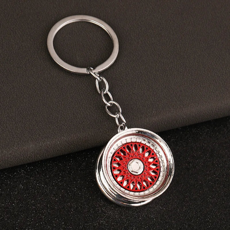 BoostTime™ Felgen-Schlüsselanhänger Classic – Mini BBS Design aus Metall