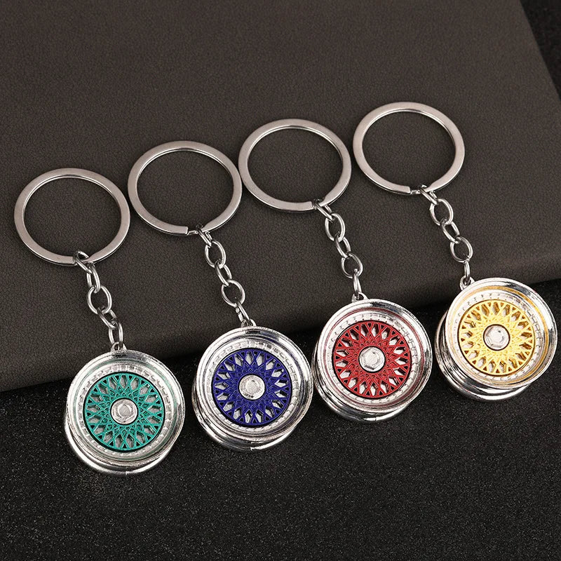 BoostTime™ Felgen-Schlüsselanhänger Classic – Mini BBS Design aus Metall