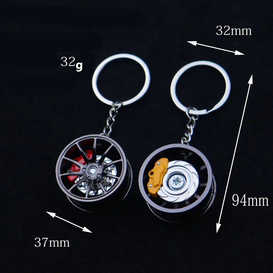 BoostTime™ Performance Felgen-Schlüsselanhänger | Metall Radnaben Design