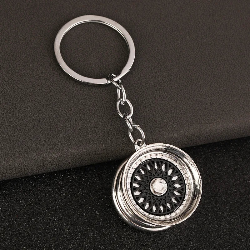 BoostTime™ Felgen-Schlüsselanhänger Classic – Mini BBS Design aus Metall